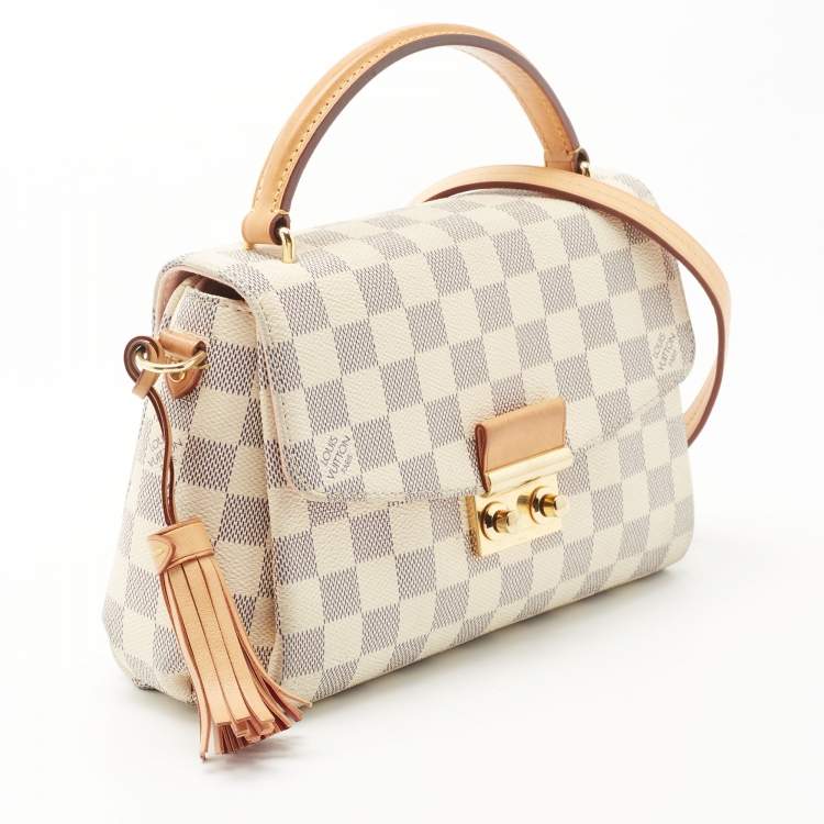 مملوكة مسبقًا Louis Vuitton Damier Azur Canvas Croisette Bag