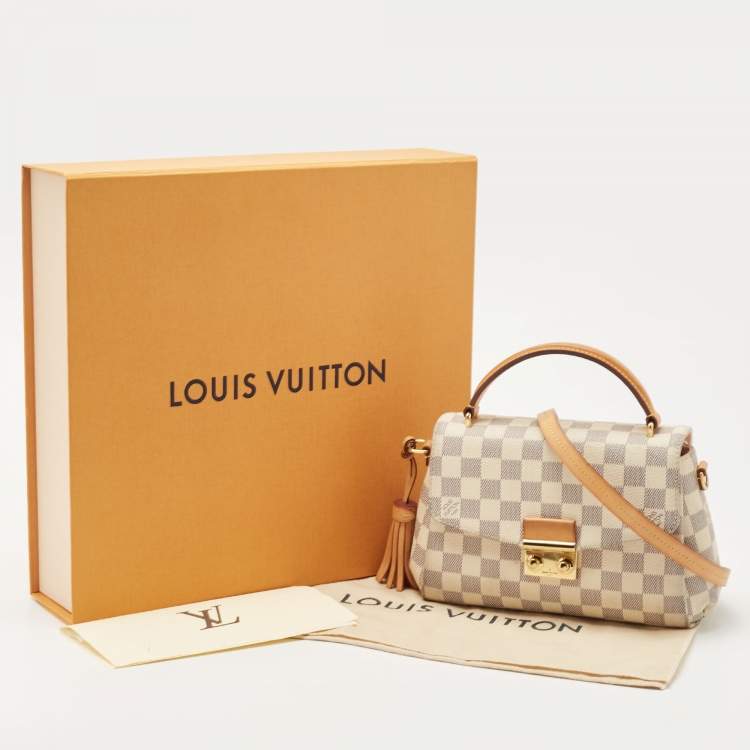مملوكة مسبقًا Louis Vuitton Damier Azur Canvas Croisette Bag
