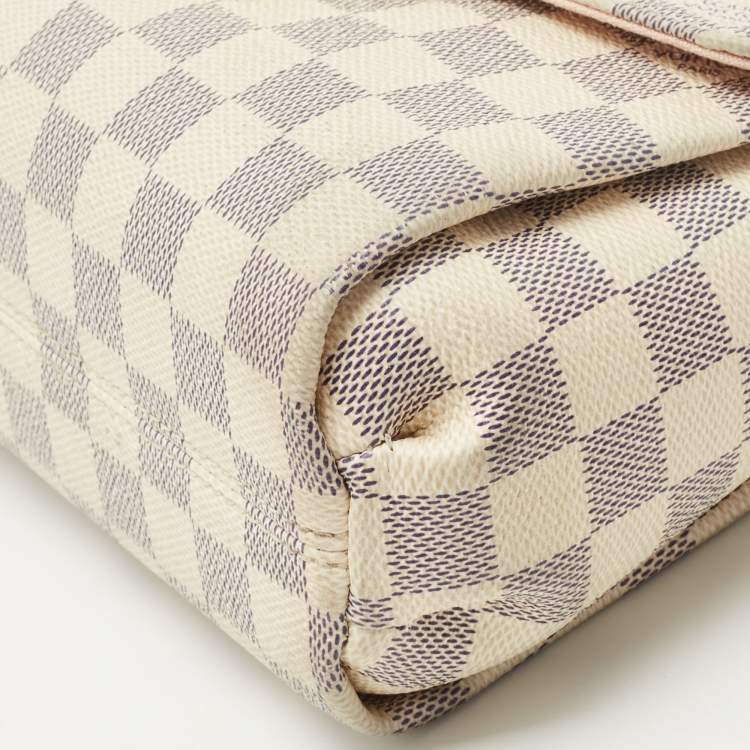 مملوكة مسبقًا Louis Vuitton Damier Azur Canvas Croisette Bag
