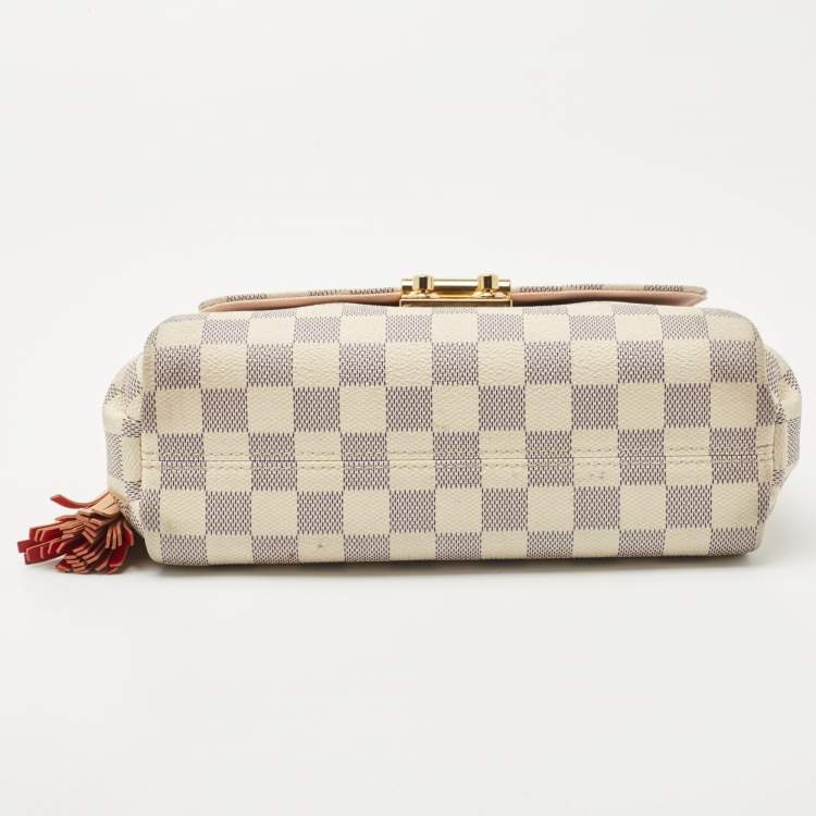 مملوكة مسبقًا Louis Vuitton Damier Azur Canvas Croisette Bag