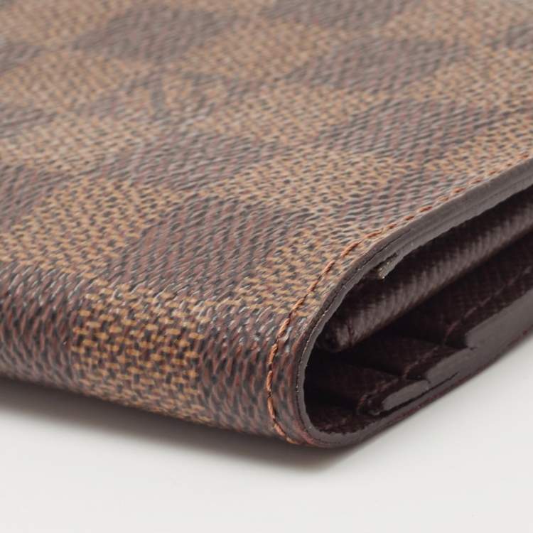 مملوكة مسبقًا Louis Vuitton Damier Ebene Canvas  Brazza Wallet