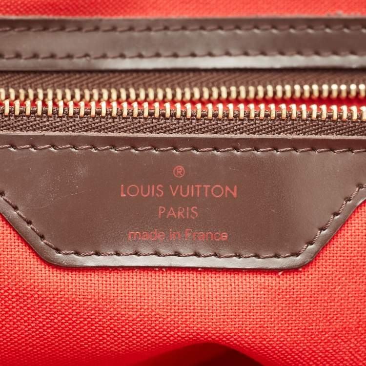 Pre Owned Louis Vuitton Damier Ebene Canvas Chelsea Bag