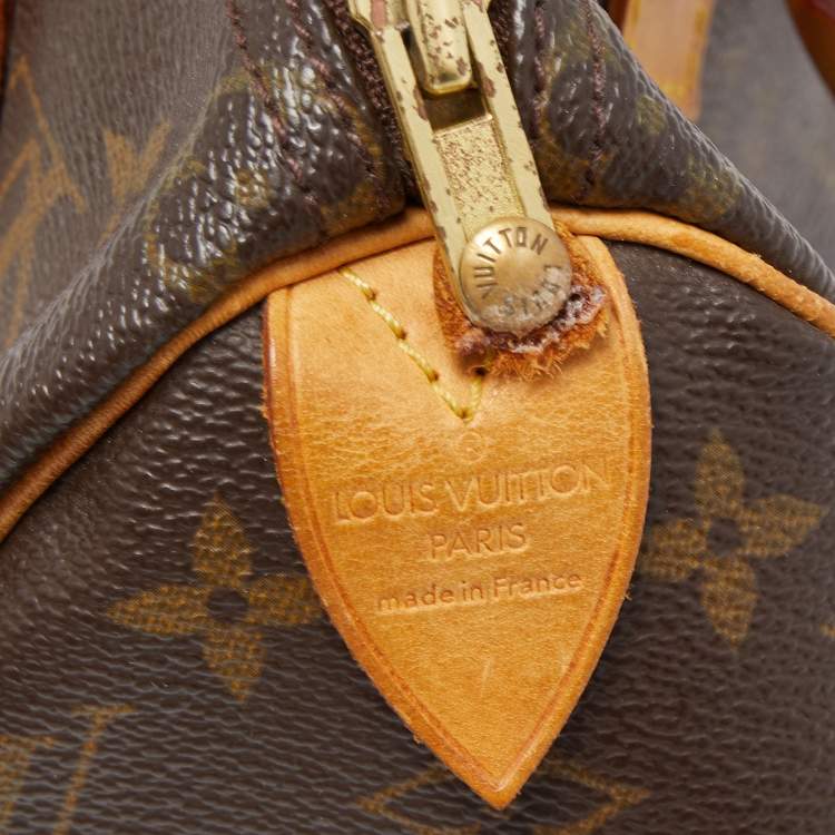 Pre Owned Louis Vuitton Monogram Canvas Speedy 25 Bag