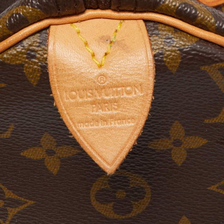 Pre Owned Louis Vuitton Monogram Canvas Speedy 30 Bag