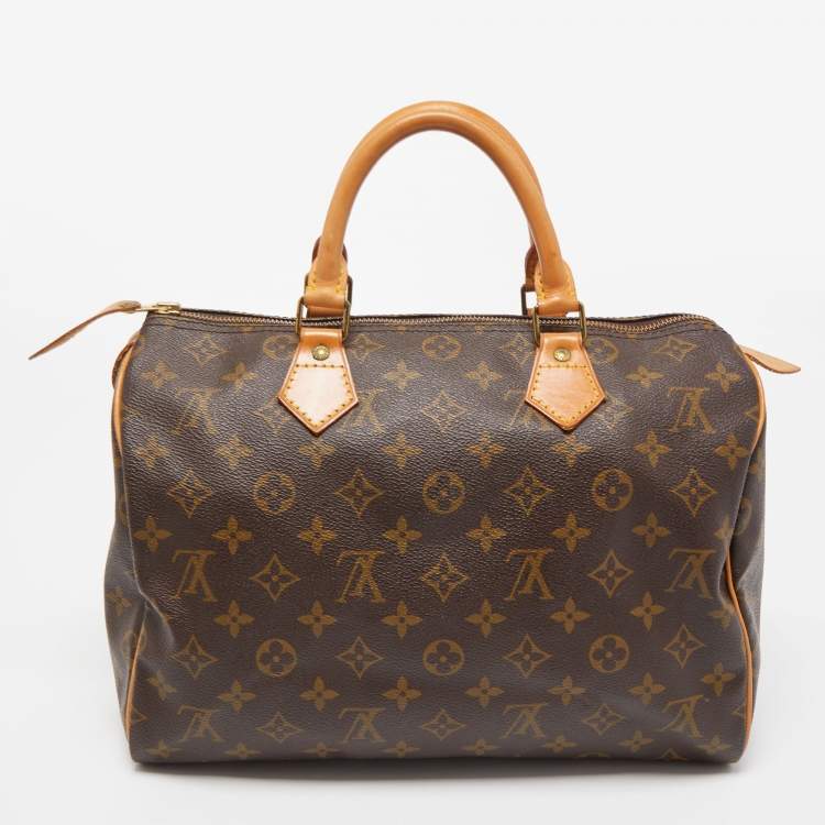 Pre Owned Louis Vuitton Monogram Canvas Speedy 30 Bag