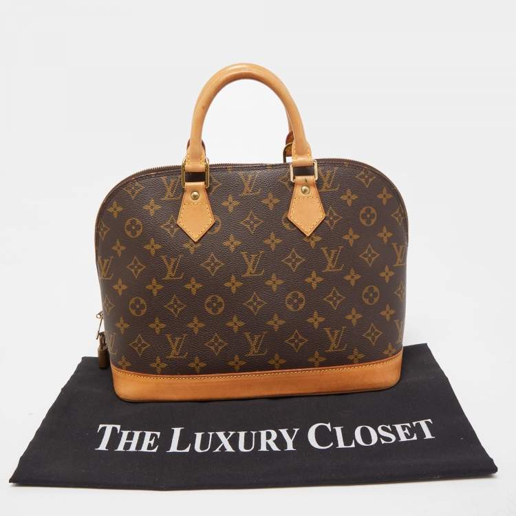 Pre Owned Louis Vuitton Monogram Canvas Alma MM Bag