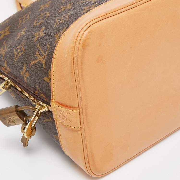 Pre Owned Louis Vuitton Monogram Canvas Alma MM Bag