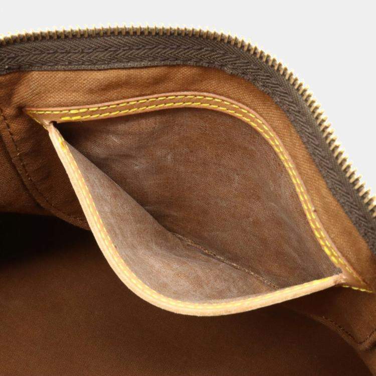 Pre Owned Louis Vuitton Brown Monogram Canvas Speedy 40 Top Handle Bag