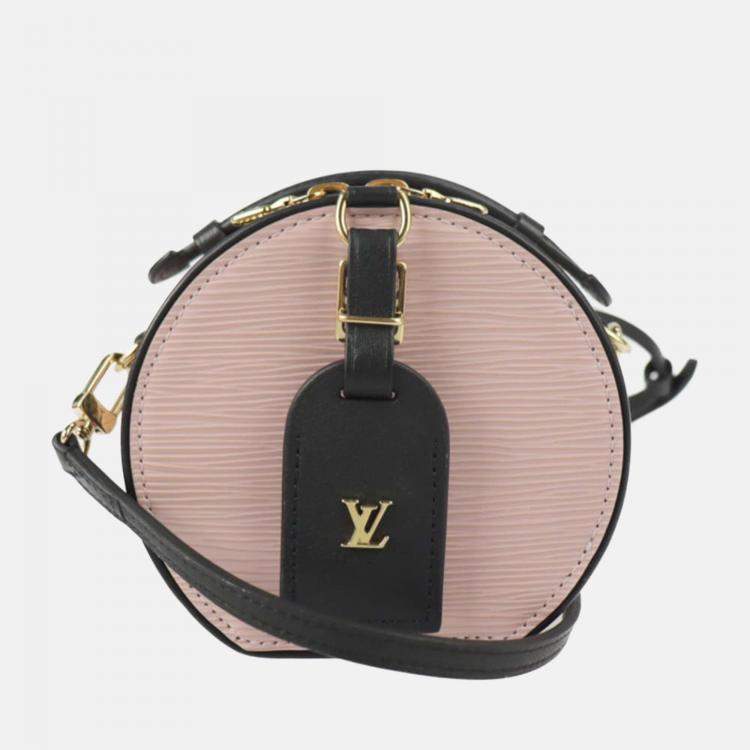 Louis Vuitton Pink Epi Leather Mini Boite Chapeau Shoulder Bag