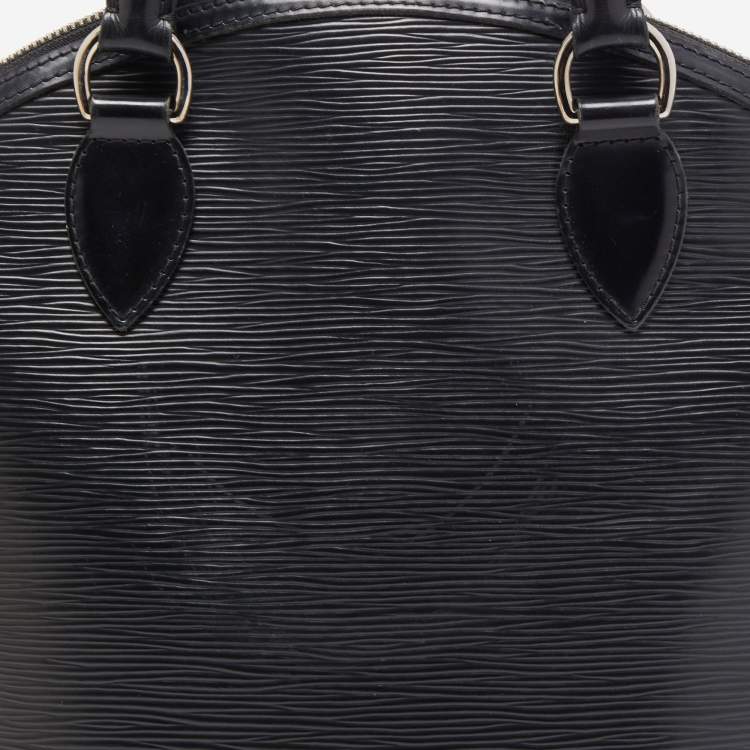 Pre Owned Louis Vuitton Black Epi Leather Lockit Vertical Bag
