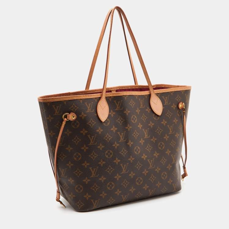 Pre Owned Louis Vuitton Monogram Canvas Neverfull MM Bag