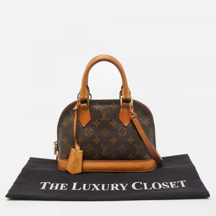 Pre Owned Louis Vuitton Monogram Canvas Alma BB Bag