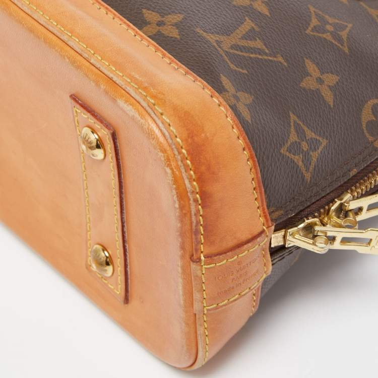 Pre Owned Louis Vuitton Monogram Canvas Alma BB Bag