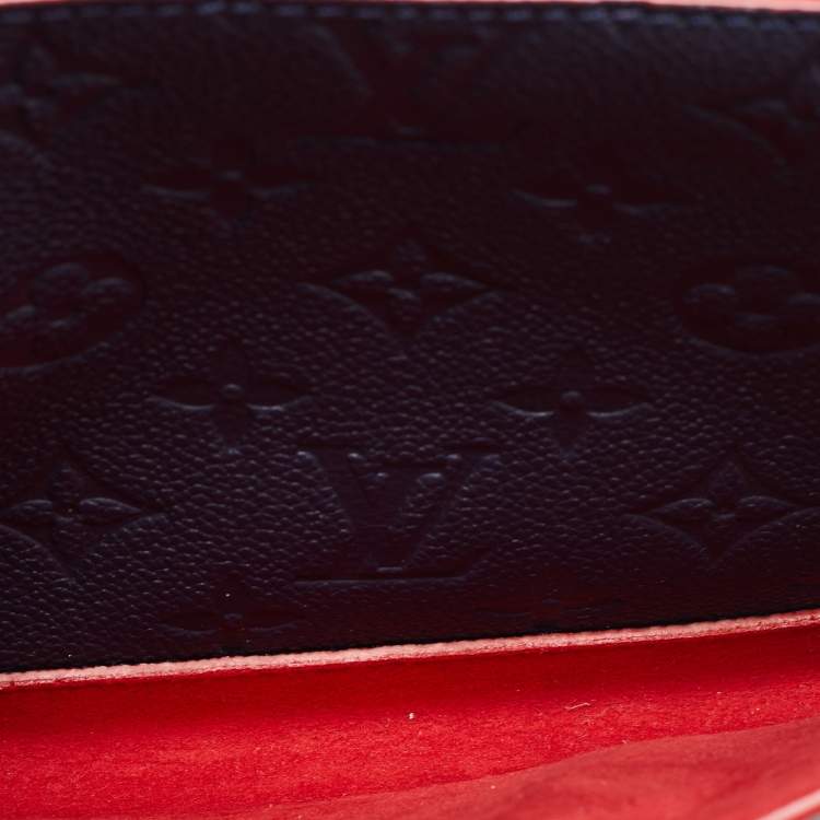 مملوكة مسبقًا Louis Vuitton Marine Rouge Monogram Empreinte Leather Vavin PM Bag
