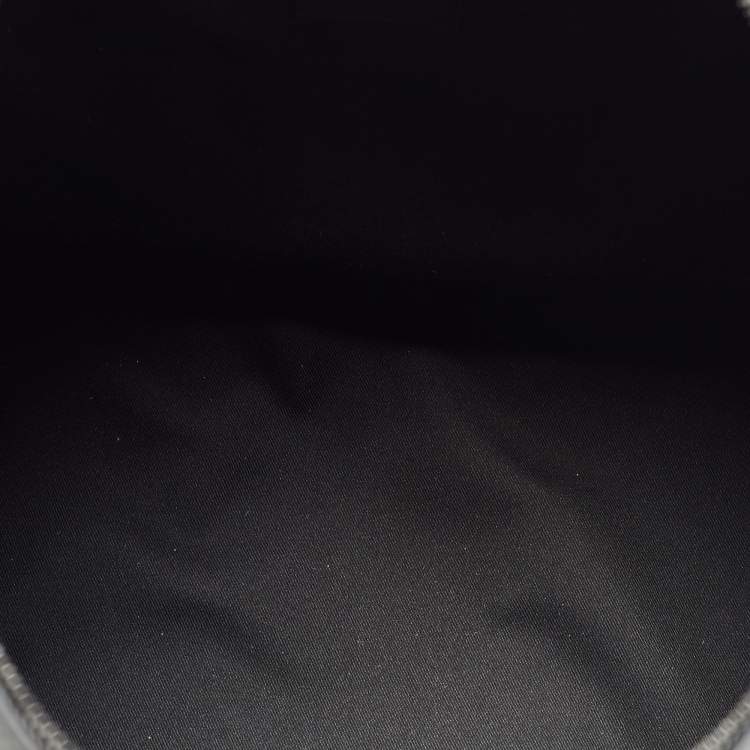 Pre Owned Louis Vuitton Black Damier Distorted Leather Keepall Bandouliere 40 Bag