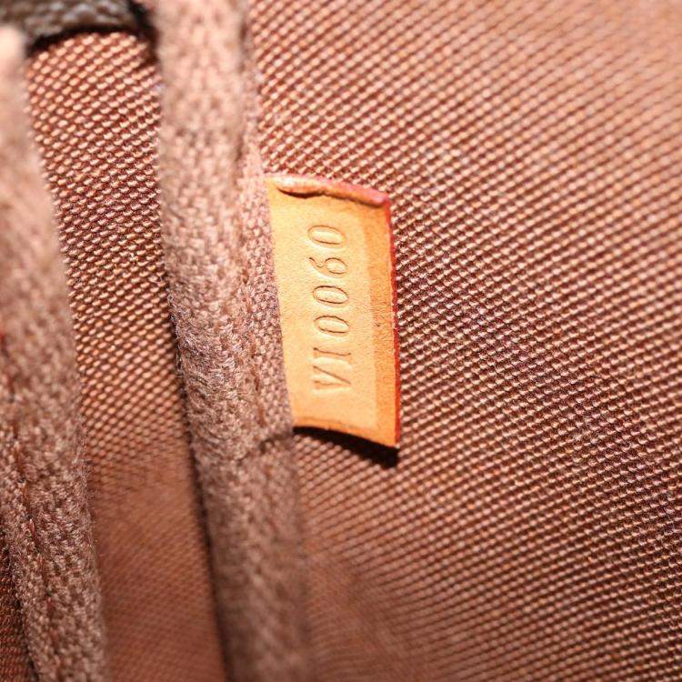 Pre Owned Louis Vuitton Brown Monogram Canvas Pochette Accessoires Clutch Bag