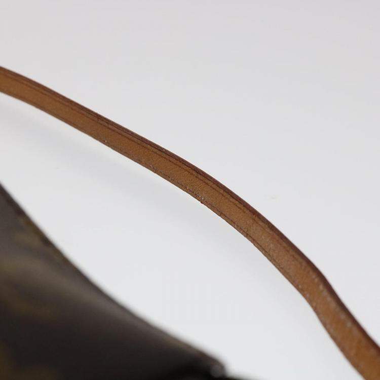Pre Owned Louis Vuitton Brown Monogram Canvas Pochette Accessoires Clutch Bag