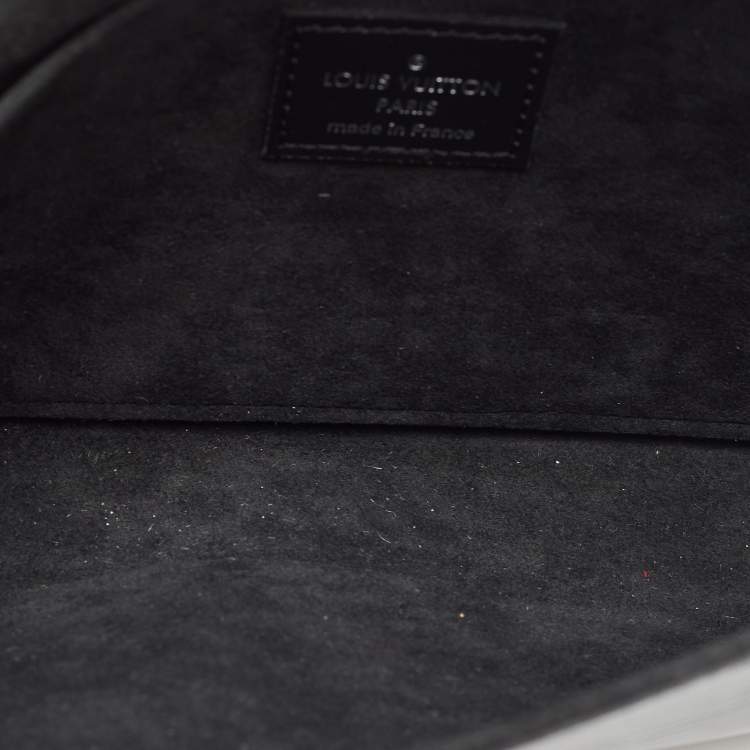 مملوكة مسبقًا Louis Vuitton Black Epi Leather Pochette Felicie Bag