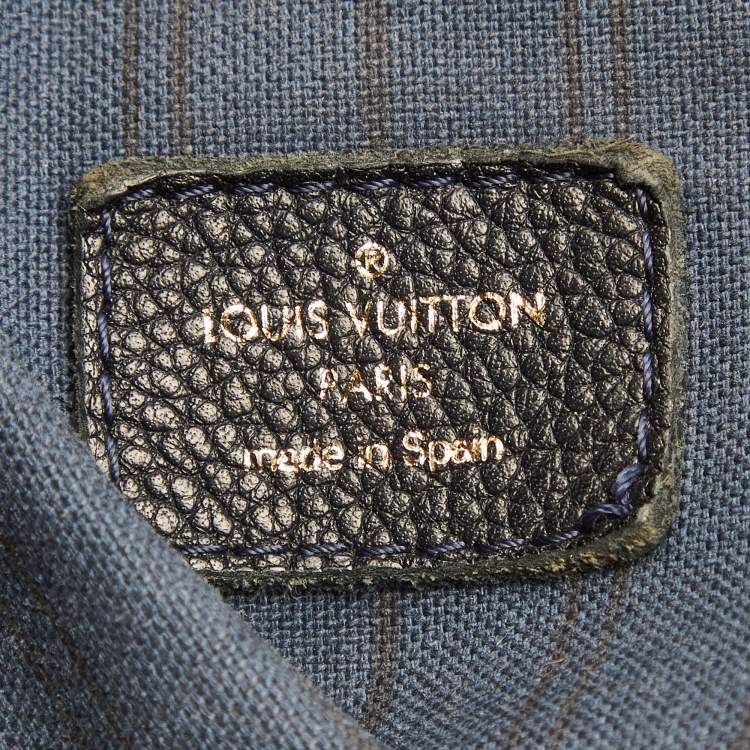 Pre Owned Louis Vuitton Dark Blue Monogram Empreinte Artsy MM bag