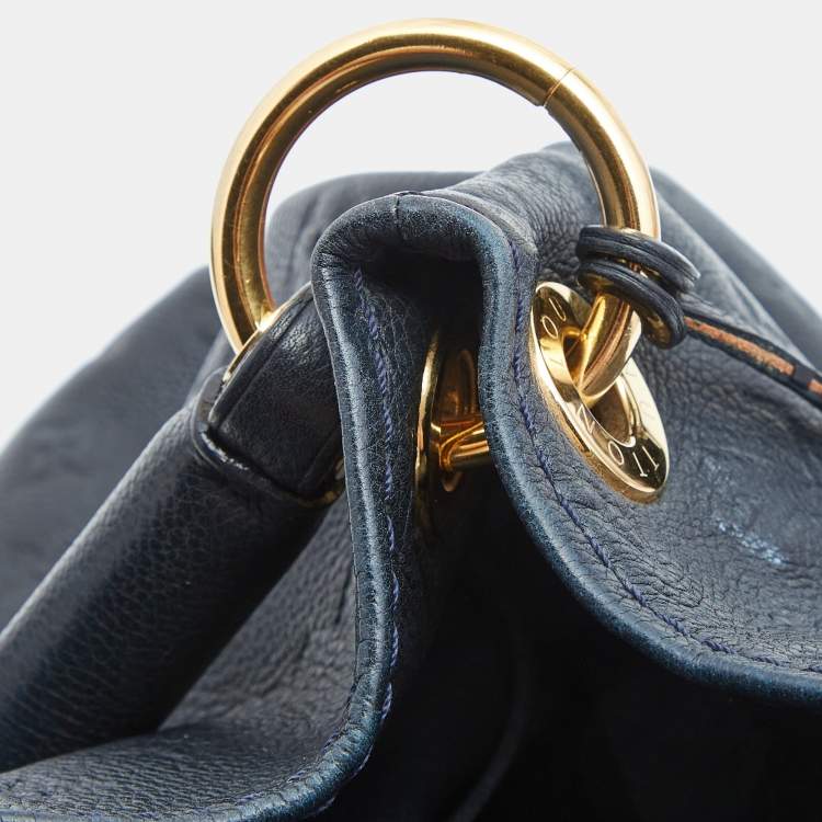 Pre Owned Louis Vuitton Dark Blue Monogram Empreinte Artsy MM bag