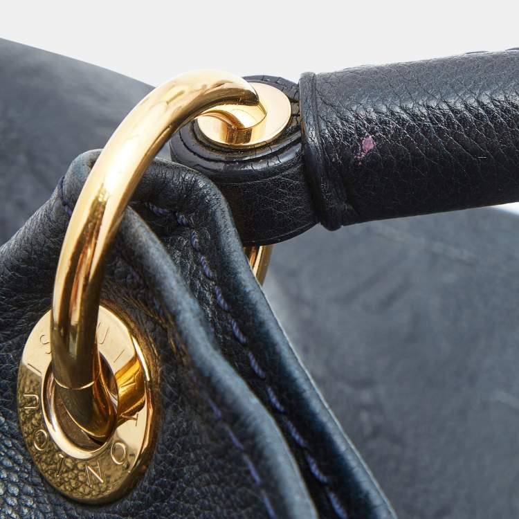 Pre Owned Louis Vuitton Dark Blue Monogram Empreinte Artsy MM bag