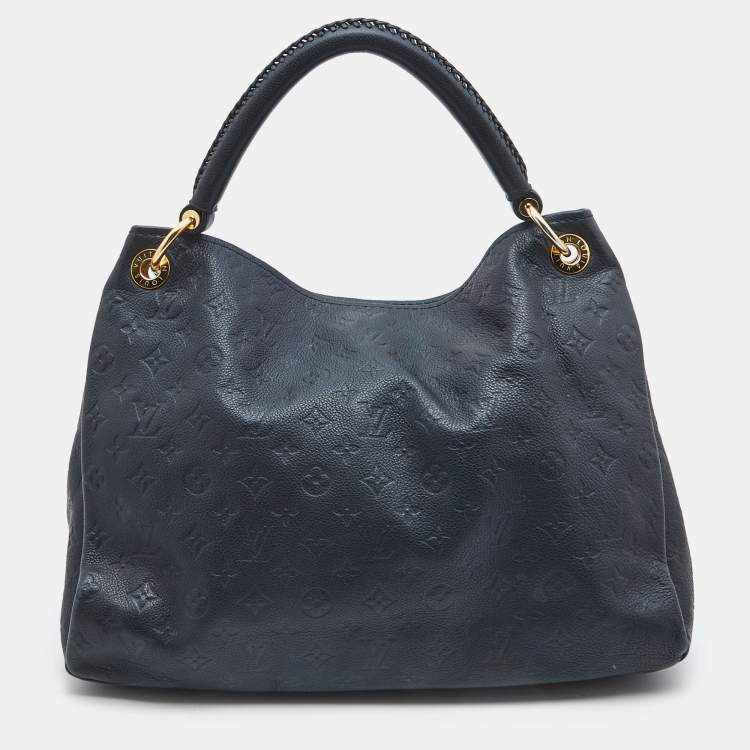 Pre Owned Louis Vuitton Dark Blue Monogram Empreinte Artsy MM bag