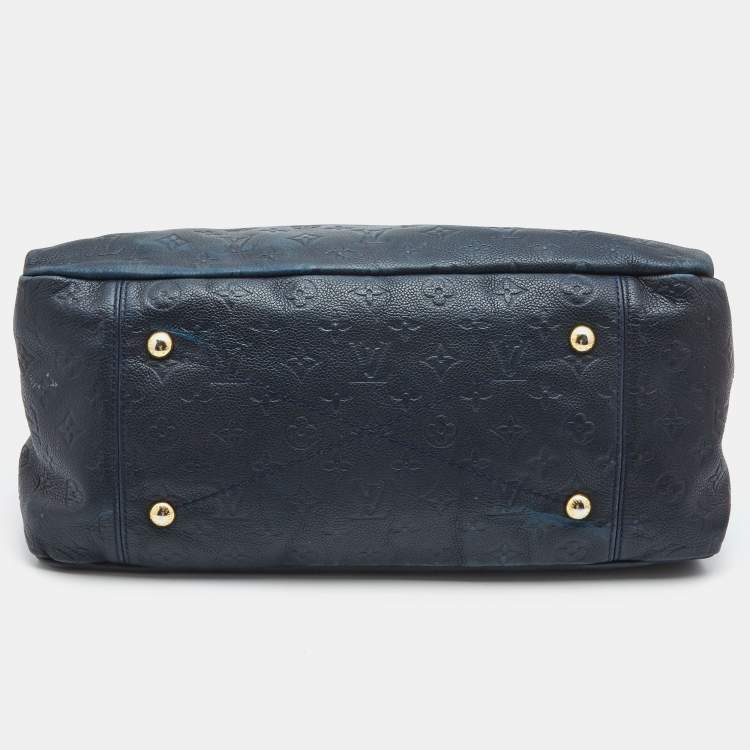 Pre Owned Louis Vuitton Dark Blue Monogram Empreinte Artsy MM bag