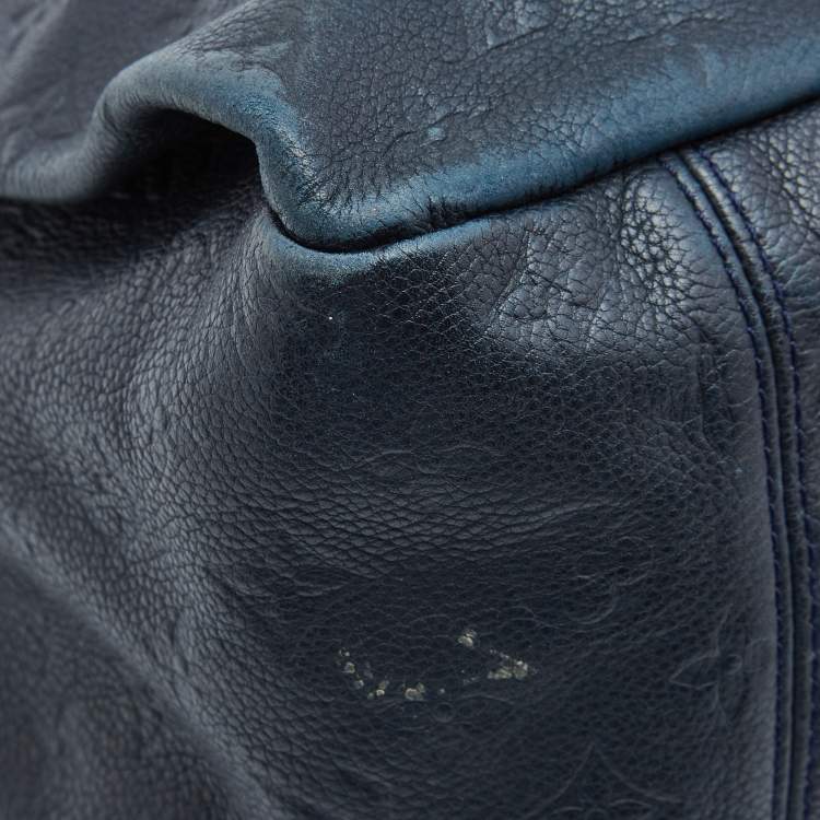 Pre Owned Louis Vuitton Dark Blue Monogram Empreinte Artsy MM bag