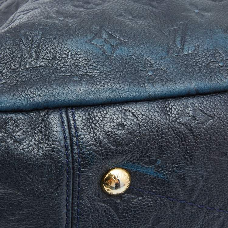 Pre Owned Louis Vuitton Dark Blue Monogram Empreinte Artsy MM bag