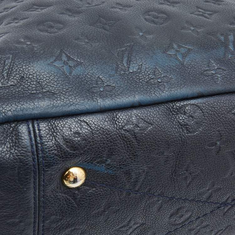 Pre Owned Louis Vuitton Dark Blue Monogram Empreinte Artsy MM bag