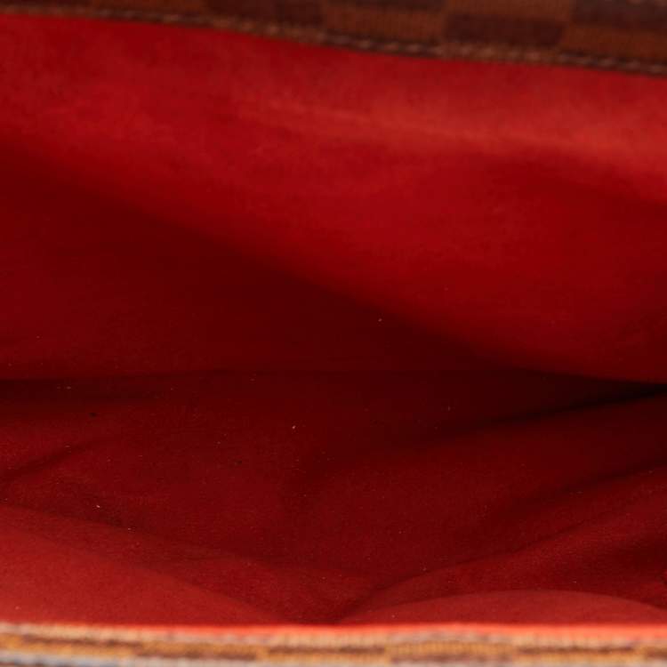 Pre Owned Louis Vuitton Damier Ebene Canvas Parioli PM Bag