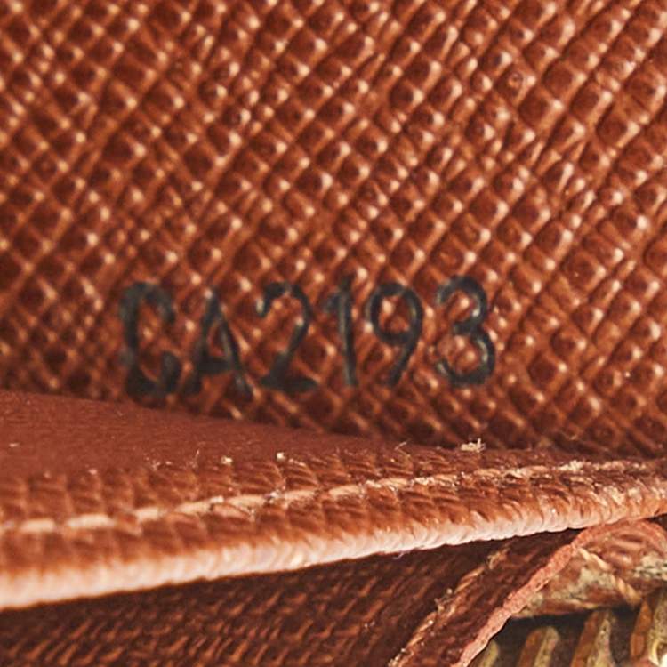 Pre Owned Louis Vuitton Monogram Canvas Zippy Wallet