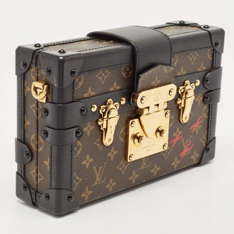 Pre Owned Louis Vuitton Monogram Canvas Petite Malle Bag