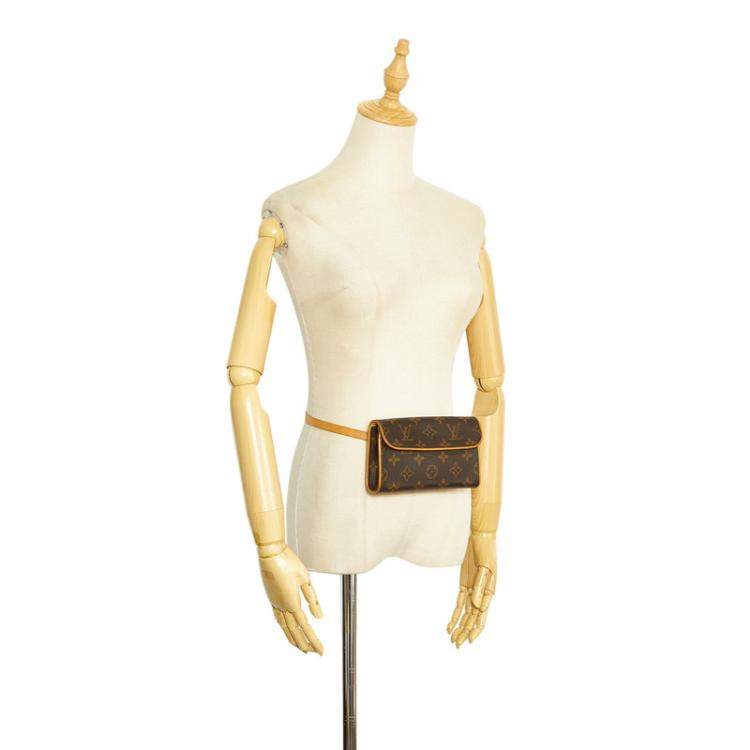 مملوكة مسبقًا Louis Vuitton Brown Monogram Canvas Pochette Florentine Belt Bag