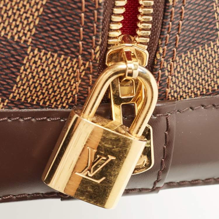 Pre Owned Louis Vuitton Damier Ebene Canvas Alma PM Bag