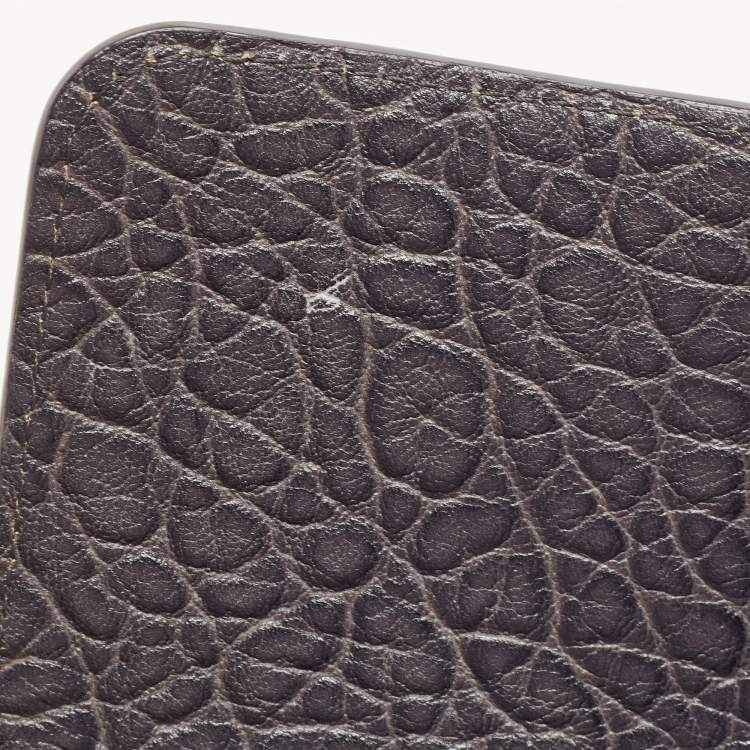 Pre Owned Louis Vuitton Gris Monogram Fabric and Leather Volupte Psyche Bag