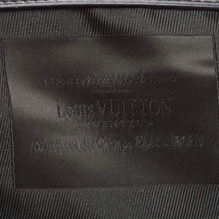 Pre Owned Louis Vuitton Gris Monogram Fabric and Leather Volupte Psyche Bag