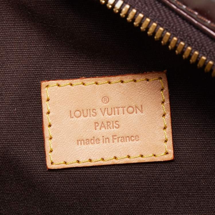 Pre Owned Louis Vuitton Amarante Monogram Vernis Summit Drive Bag