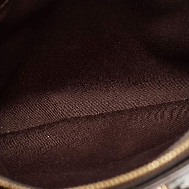 Pre Owned Louis Vuitton Amarante Monogram Vernis Melrose Avenue Bag