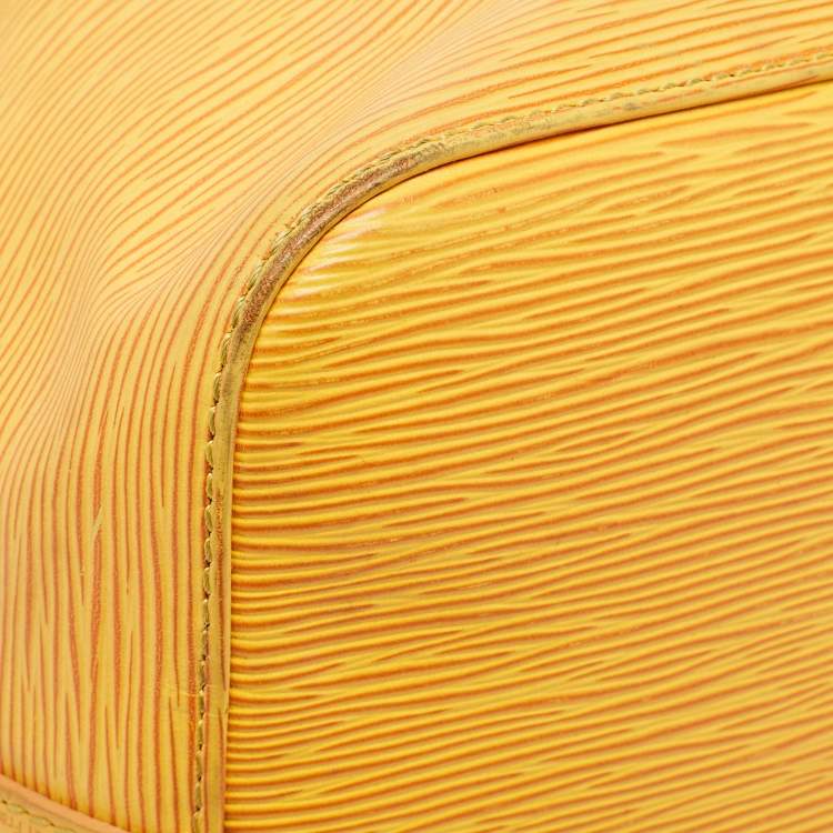Pre Owned Louis Vuitton Tassil Yellow Epi Leather Neonoe Bag