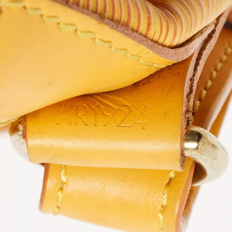 Pre Owned Louis Vuitton Tassil Yellow Epi Leather Neonoe Bag