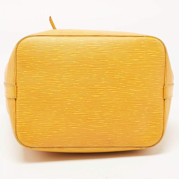 Pre Owned Louis Vuitton Tassil Yellow Epi Leather Neonoe Bag