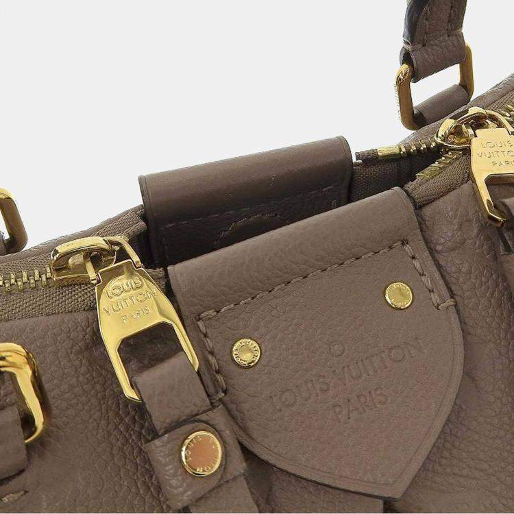 مملوكة مسبقًا Louis Vuitton Beige Monogram Empreinte Leather Mazarine MM Top Handle Bag