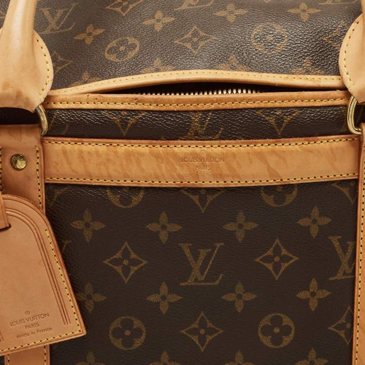 Pre Owned Louis Vuitton Monogram Canvas Sac Chien 40 Dog Carrier