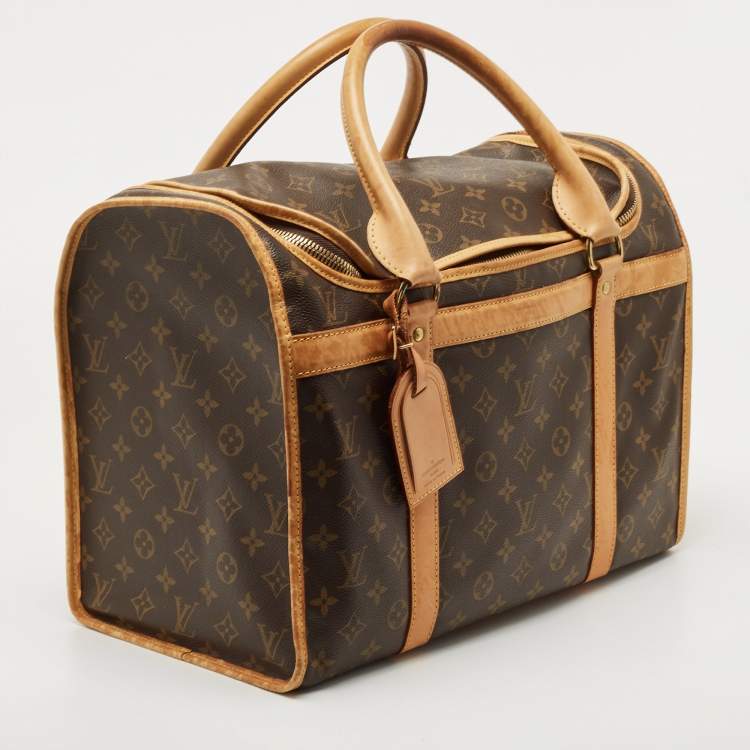 Pre Owned Louis Vuitton Monogram Canvas Sac Chien 40 Dog Carrier