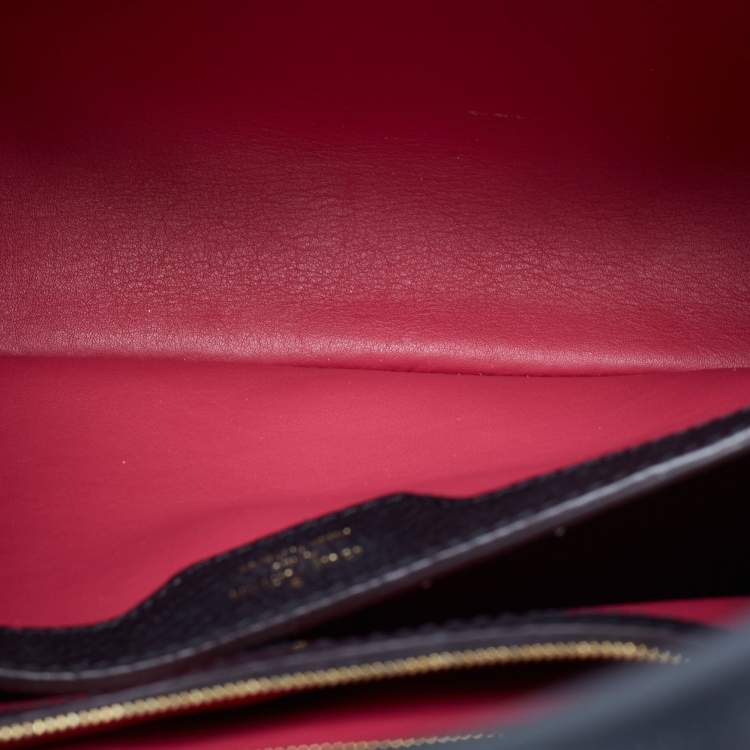 Pre Owned Louis Vuitton Black Taurillon Leather Capucines PM Bag