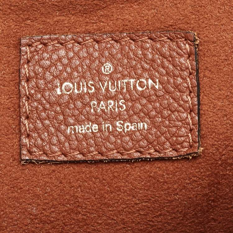 Pre Owned Louis Vuitton Caramel Monogram Canvas and Leather Saint Placide Bag