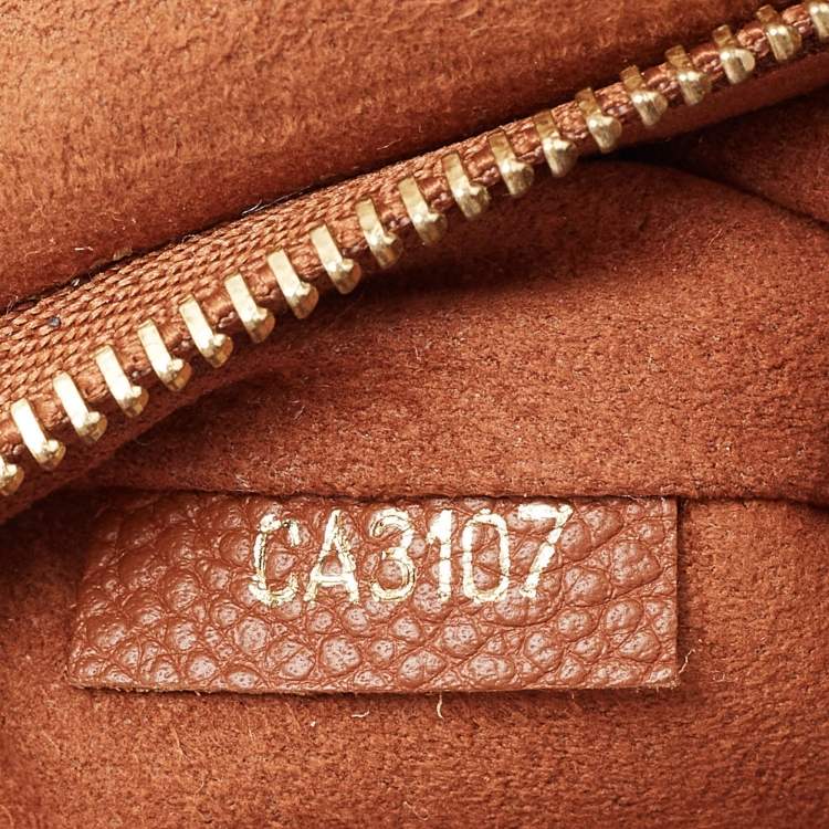 Pre Owned Louis Vuitton Caramel Monogram Canvas and Leather Saint Placide Bag