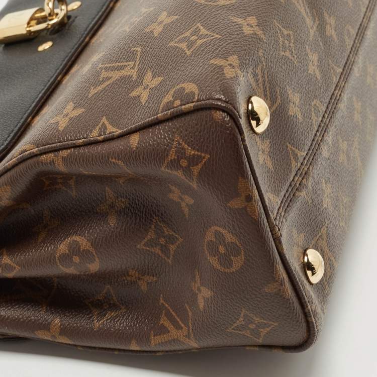 Pre Owned Louis Vuitton Black Monogram Canvas Venus Bag                   