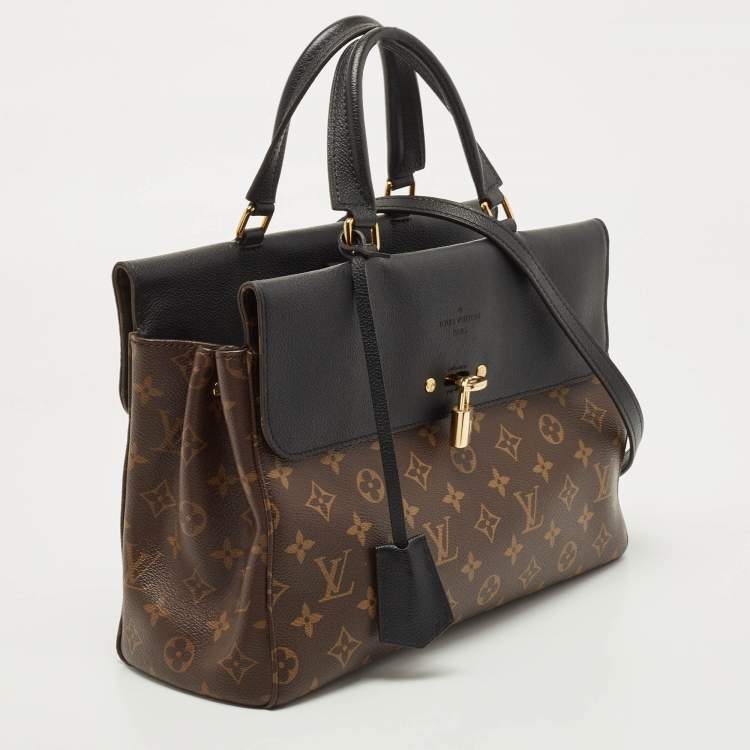 Pre Owned Louis Vuitton Black Monogram Canvas Venus Bag                   